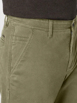 Redpoint Herren Chino - ODESSA THERMO Straight Fit in oliv