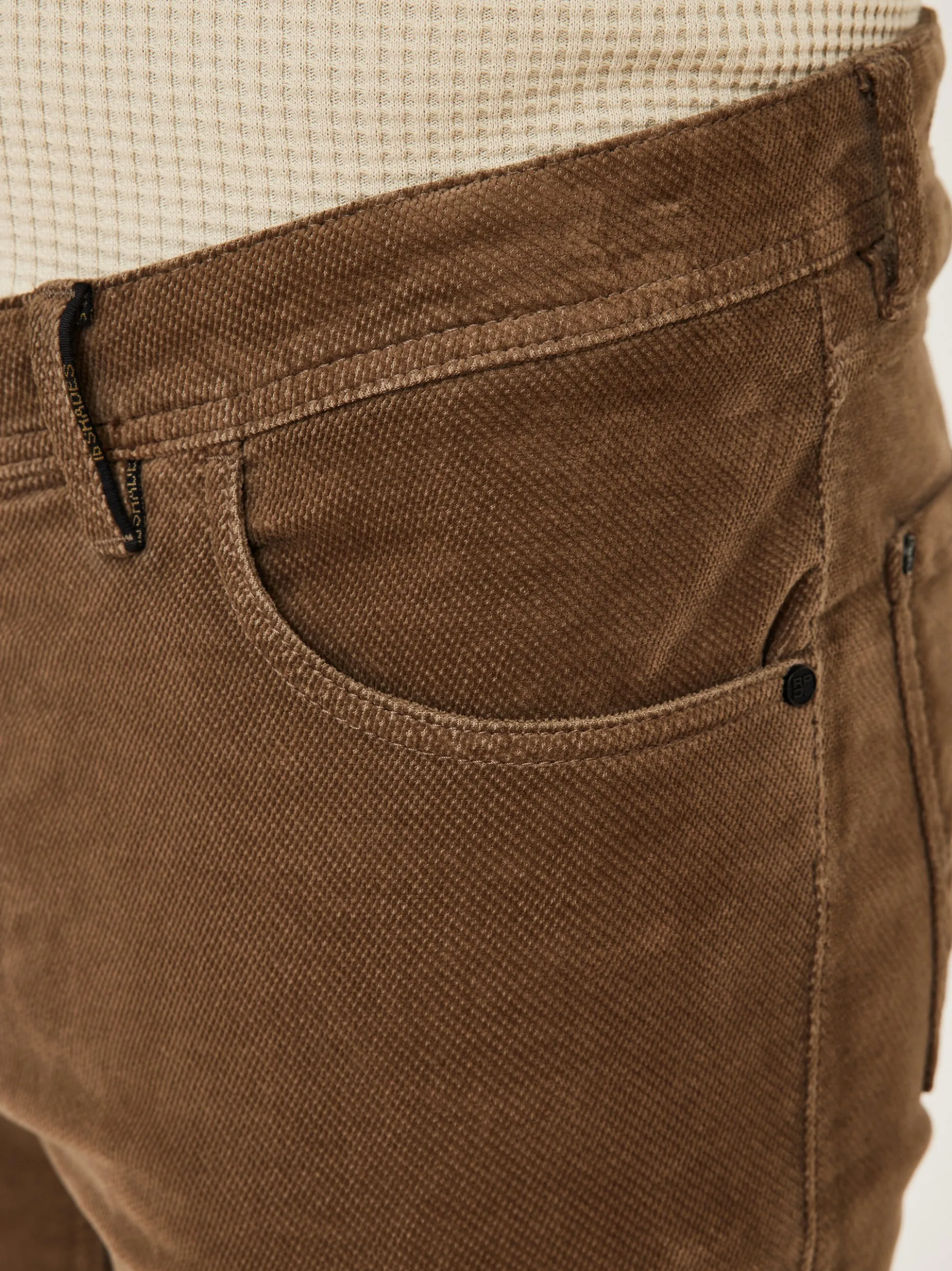 Redpoint Herren Cordhose - MILTON Straight Fit in taupe