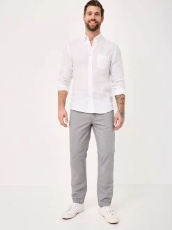 Redpoint Herren Hose - MILTON Straight Fit in hellgrau