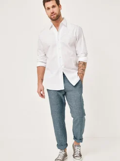 Redpoint Herren 5-Pocket Hose - HALIFAX Slim Fit in marine