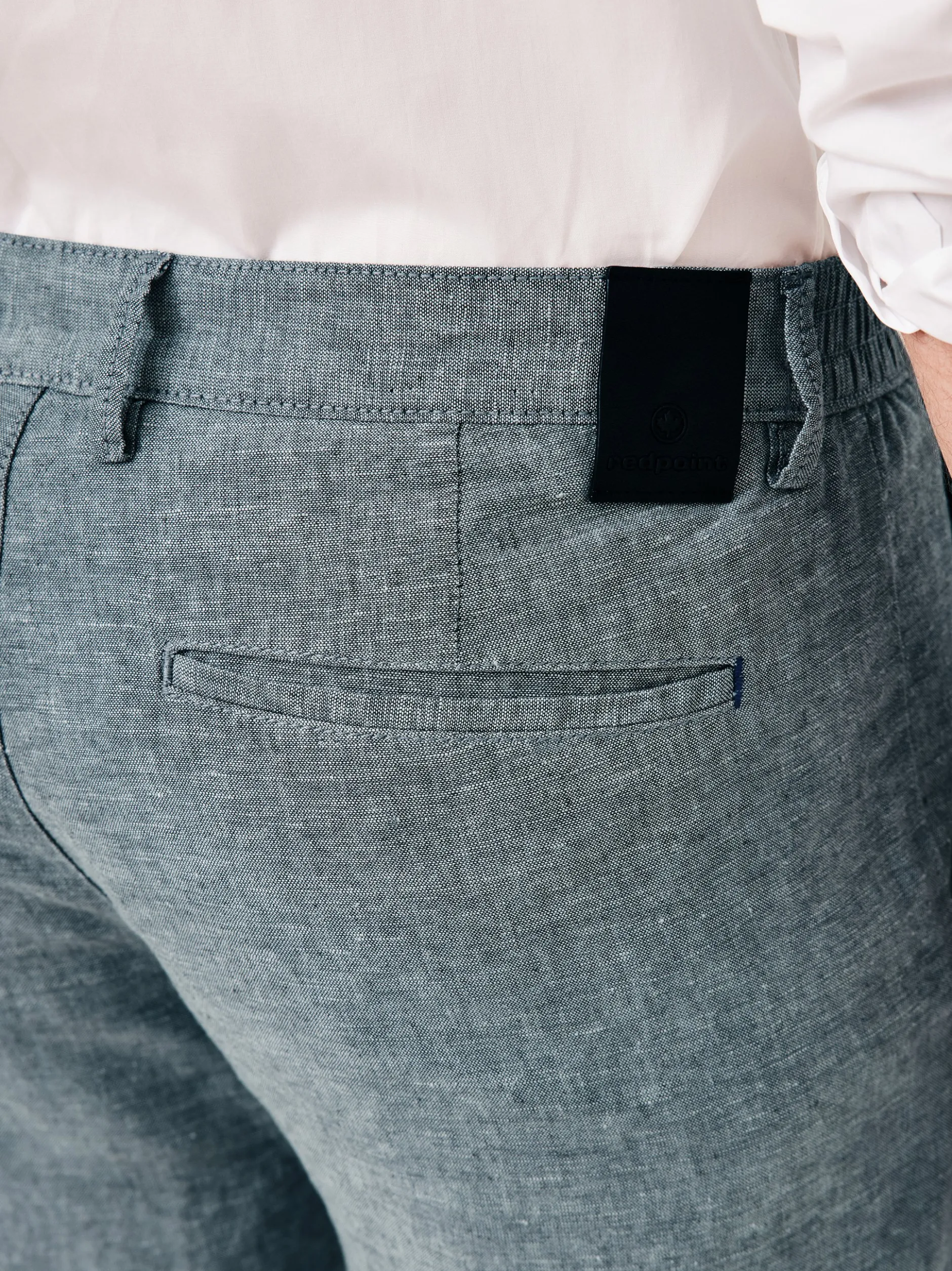 Redpoint Herren 5-Pocket Hose - HALIFAX Slim Fit in marine