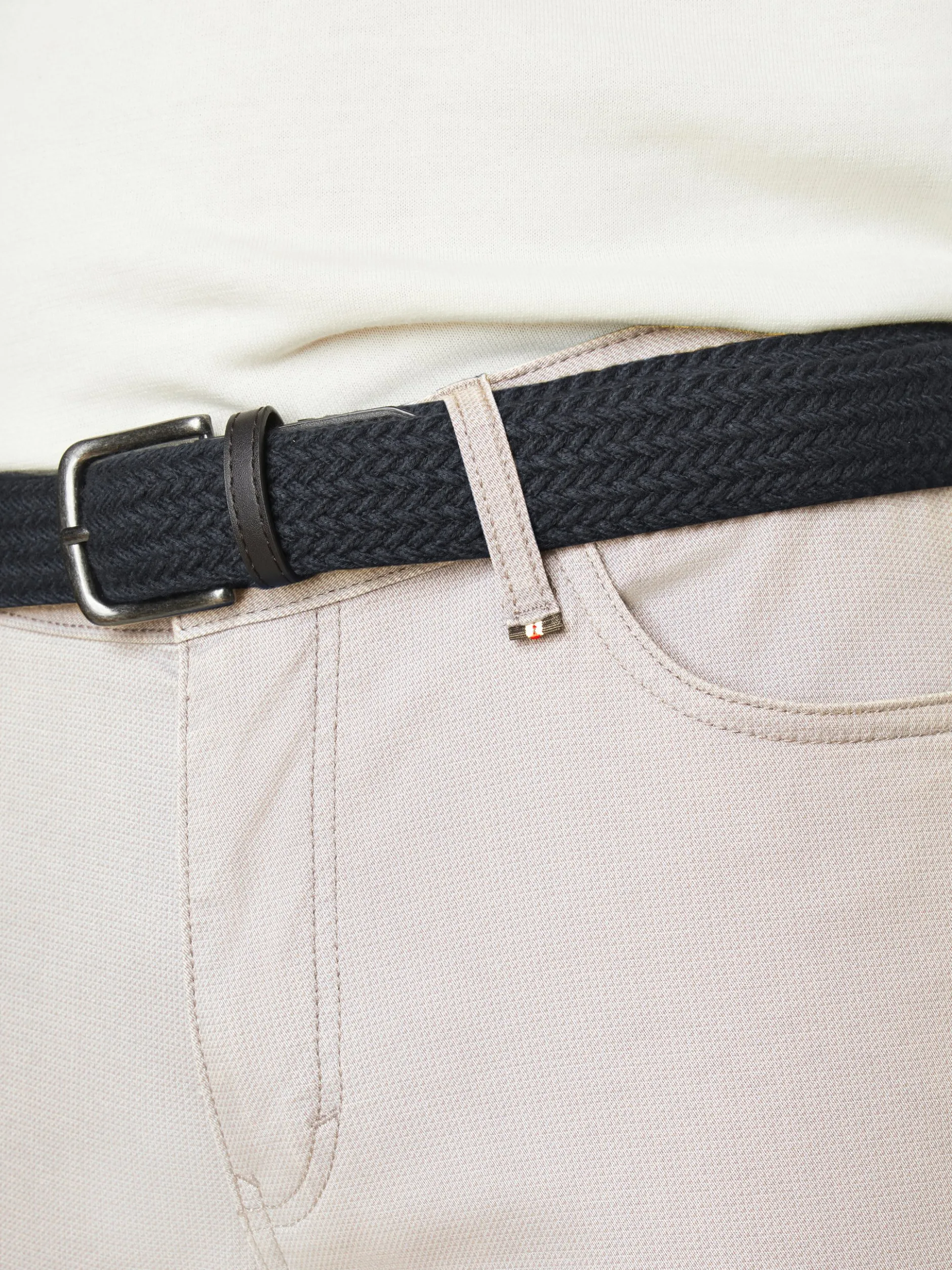 Redpoint Herren 5-Pocket Hose - MONTREAL Straight Fit in kitt