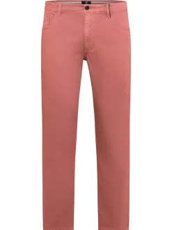 Redpoint Herren 5-Pocket Hose - Milton Straight Fit in koralle