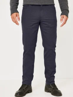 Redpoint Herren 5-Pocket Hose - MILTON Straight Fit in marine