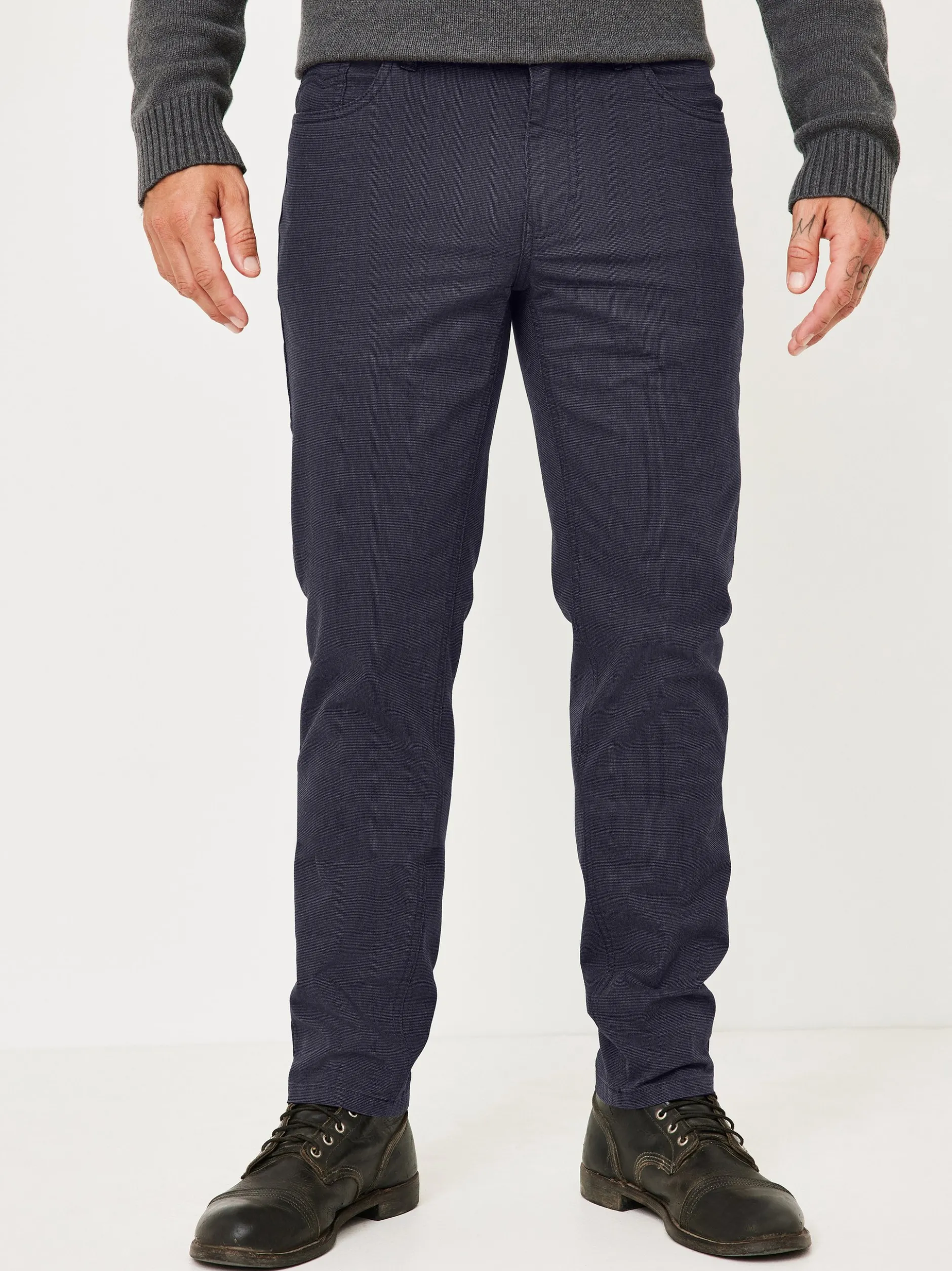 Redpoint Herren 5-Pocket Hose - MILTON Straight Fit in marine