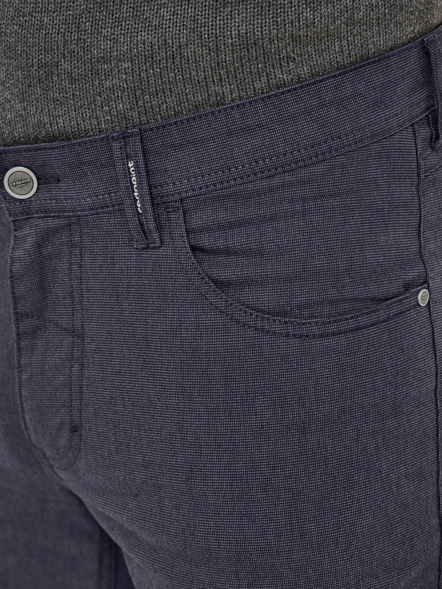 Redpoint Herren 5-Pocket Hose - MILTON Straight Fit in marine