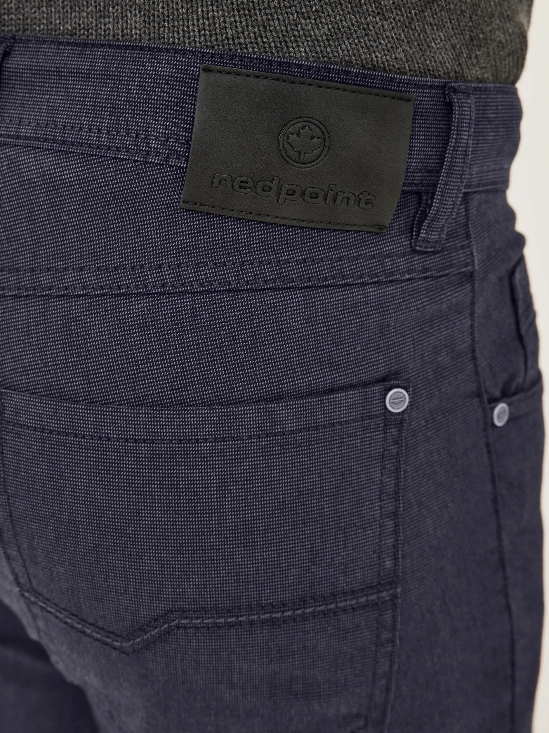 Redpoint Herren 5-Pocket Hose - MILTON Straight Fit in marine
