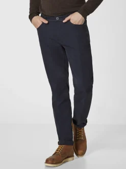 Redpoint Herren 5-Pocket Hose - MILTON Straight Fit in marine