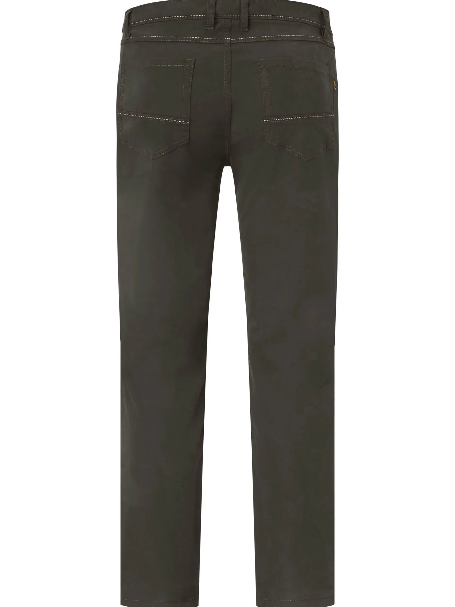 Redpoint Herren 5-Pocket Hose - MILTON Straight Fit in oliv