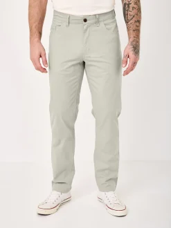 Redpoint Herren 5-Pocket Hose - MILTON Straight Fit in schilf