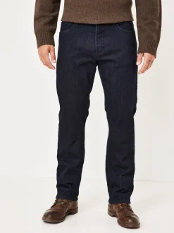 Redpoint Herren 5-Pocket Jeans - LANGLEY Straight Fit in rinsed