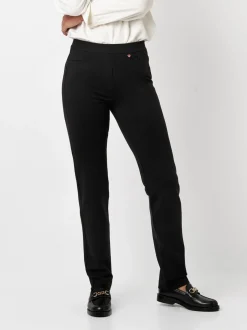 Relaxed Damen Hose - Alice Slim in schwarz - Länge: lang