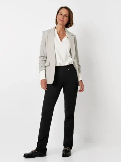 Relaxed Damen Hose - Alice Slim in schwarz - Länge: lang