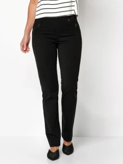 Relaxed Damen Hose - Alice Slim in schwarz - Länge: lang