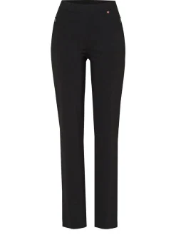 Relaxed Damen Hose - Alice Slim in schwarz - Länge: lang