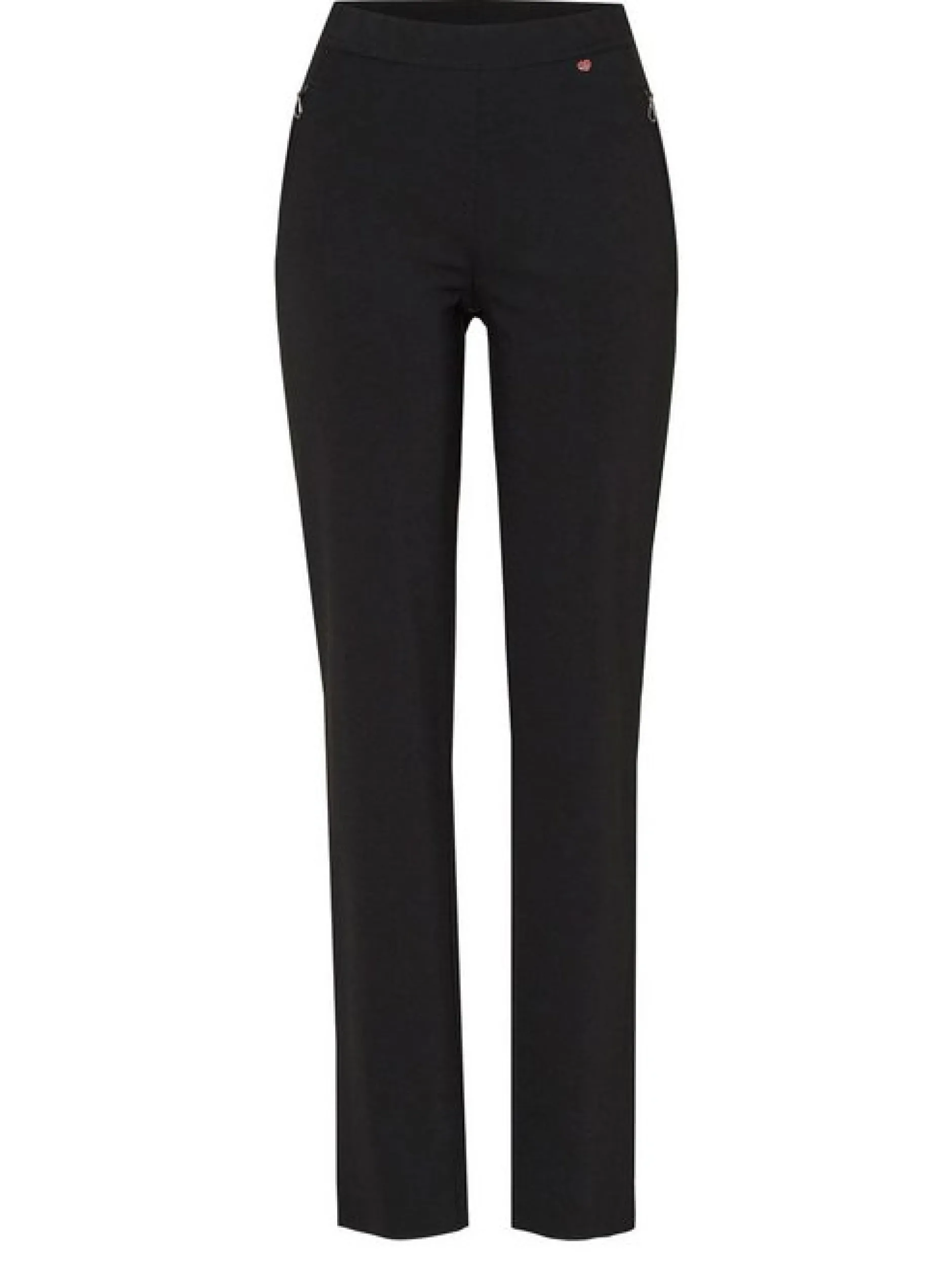 Relaxed Damen Hose - Alice Slim in schwarz - Länge: lang