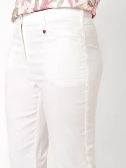 Relaxed Damen Hose - Meine beste Freundin 3/4 in weiß
