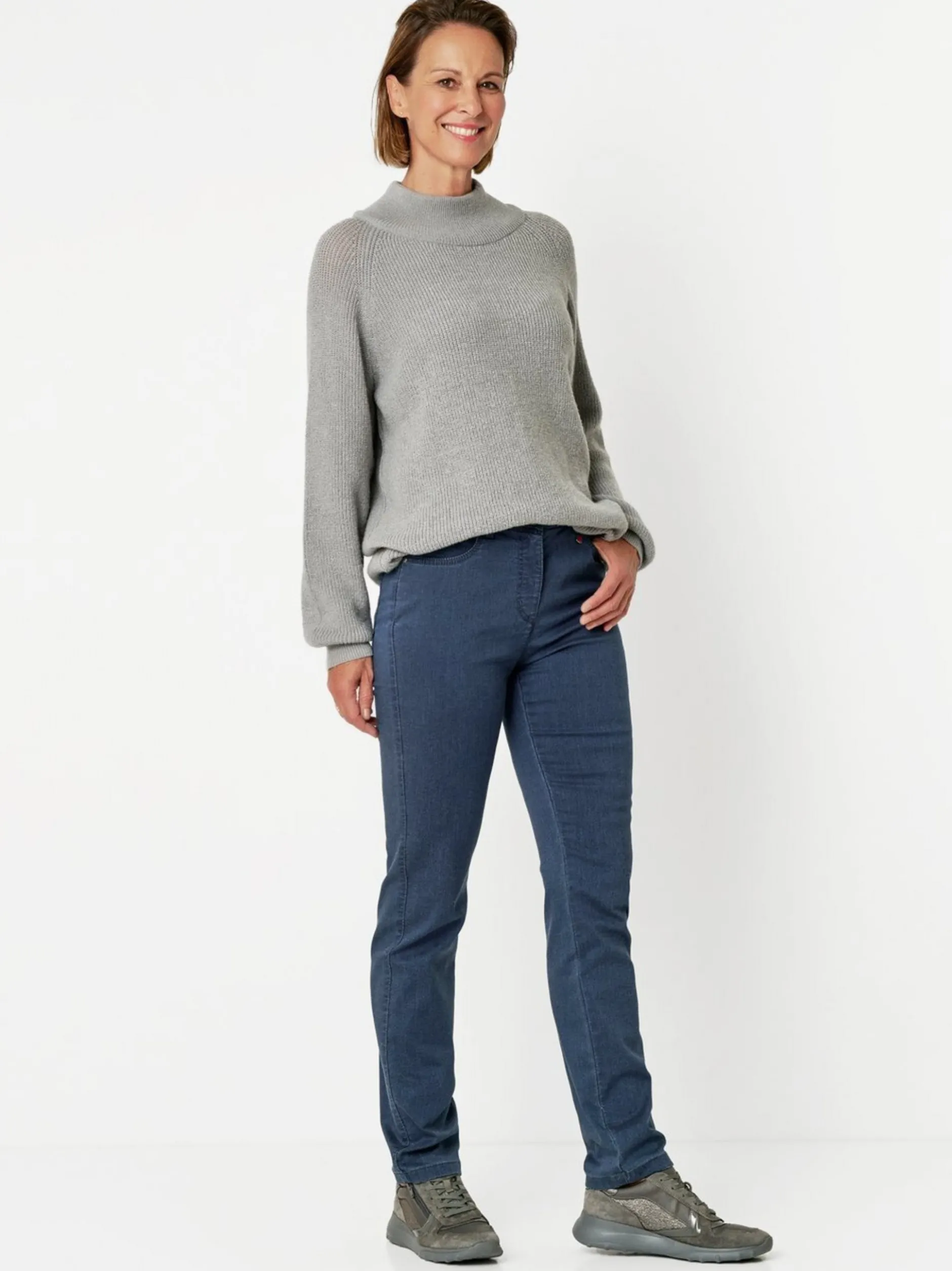 Relaxed Damen Hose - Meine beste Freundin Slim in blau