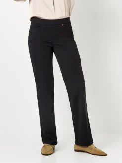 Relaxed Damen Hose - Scarlet Wide in schwarz