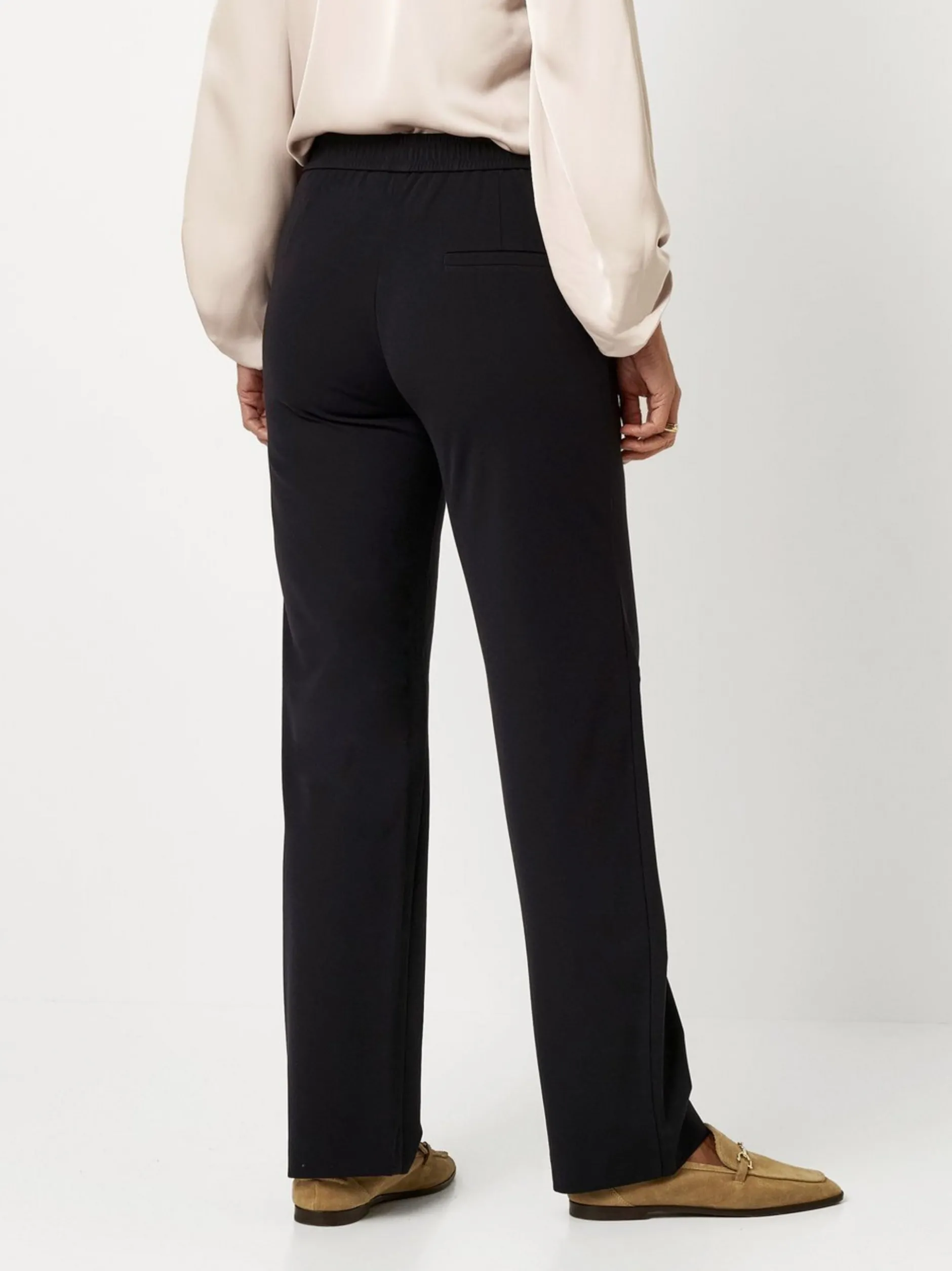 Relaxed Damen Hose - Scarlet Wide in schwarz