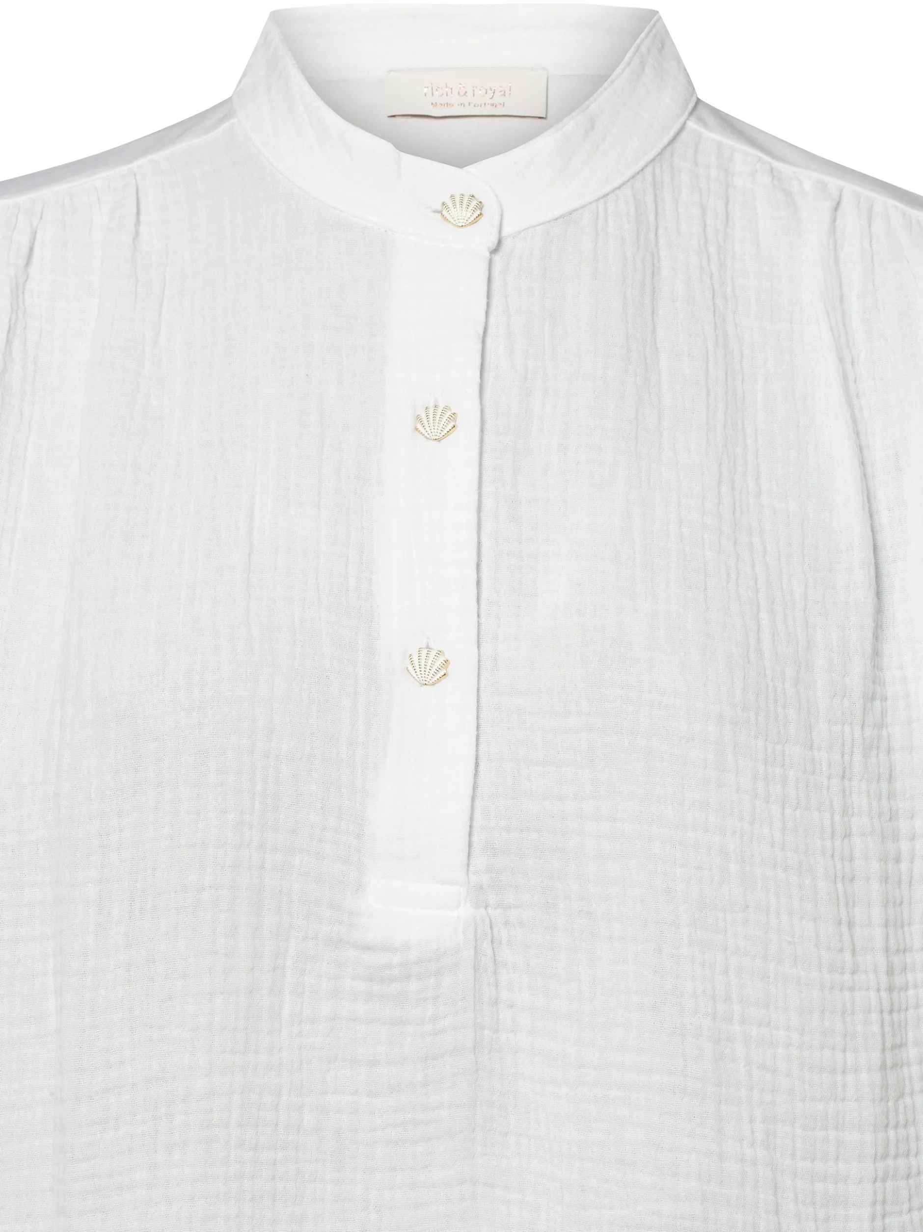Rich & Royal Damen Blusenshirt in weiß