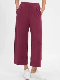 Rich & Royal Damen Culotte - Peach in aubergine