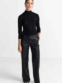 Rich & Royal Damen Langarmshirt in schwarz