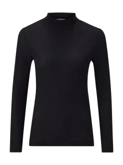 Rich & Royal Damen Langarmshirt in schwarz