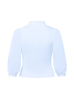 Rich & Royal Damen Langarmshirt in weiß - Ärmel: langarm