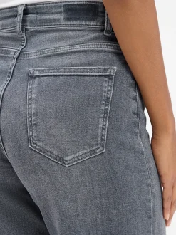 Rich & Royal Damen Marlene Jeans in grau - Länge: lang