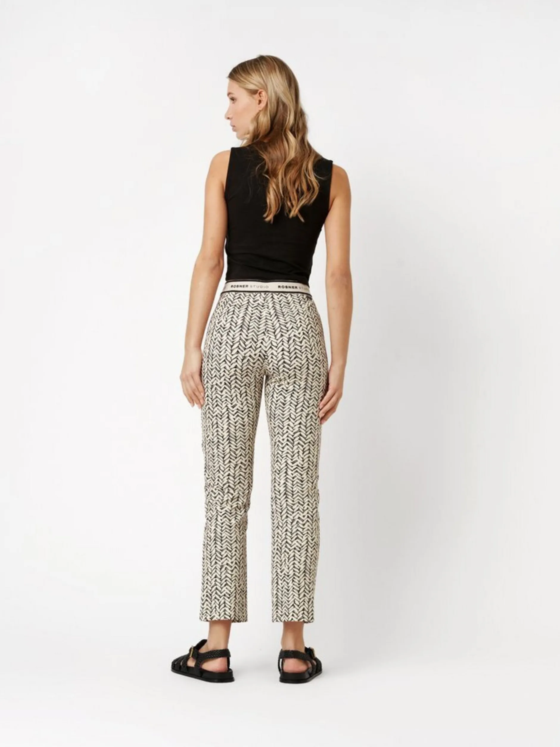 Rosner Damen Hose - Alisa Slim in beige - Länge: mittel