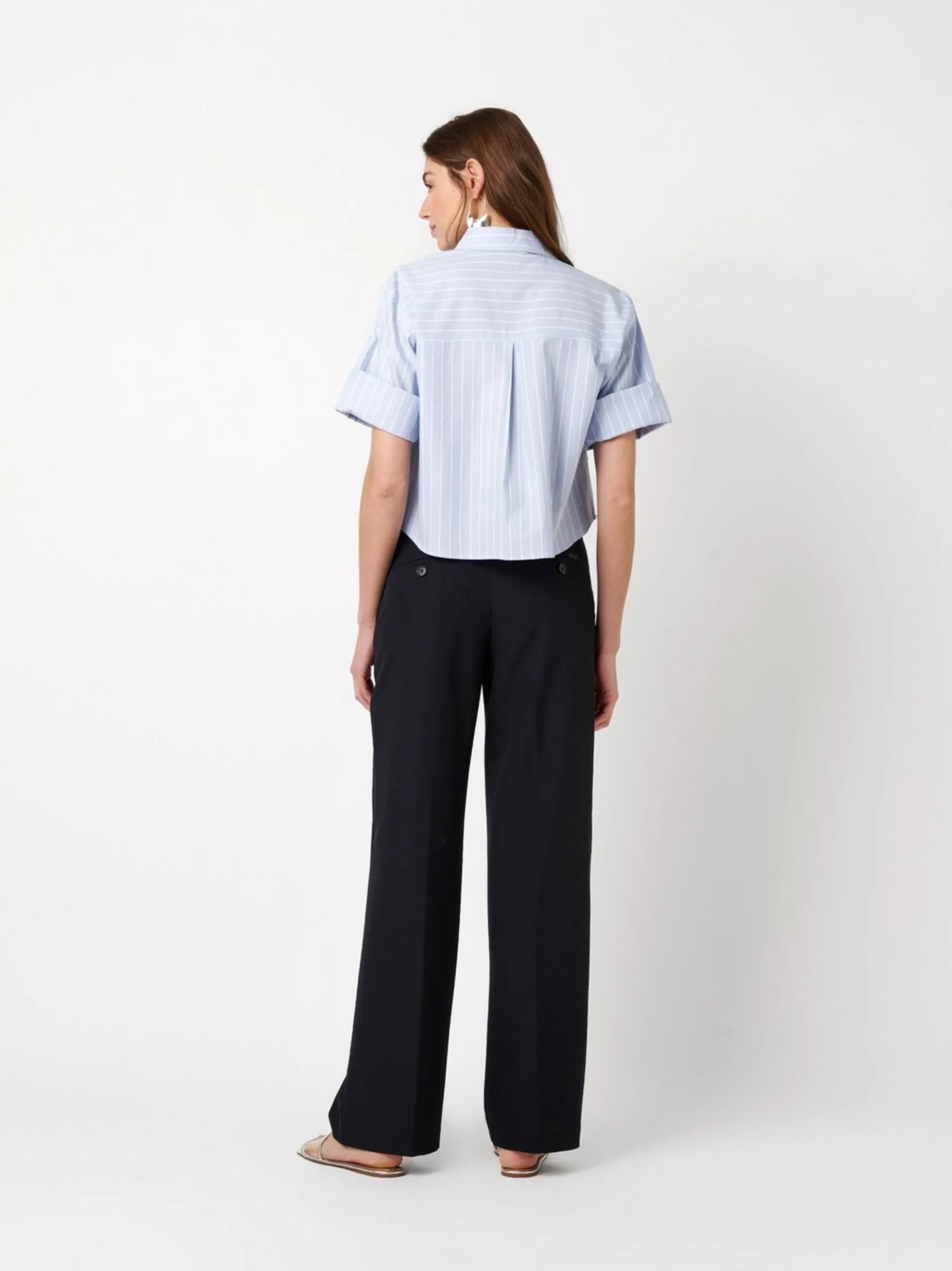 Rosner Damen Hose - Audrey Wide in blau - Länge: lang