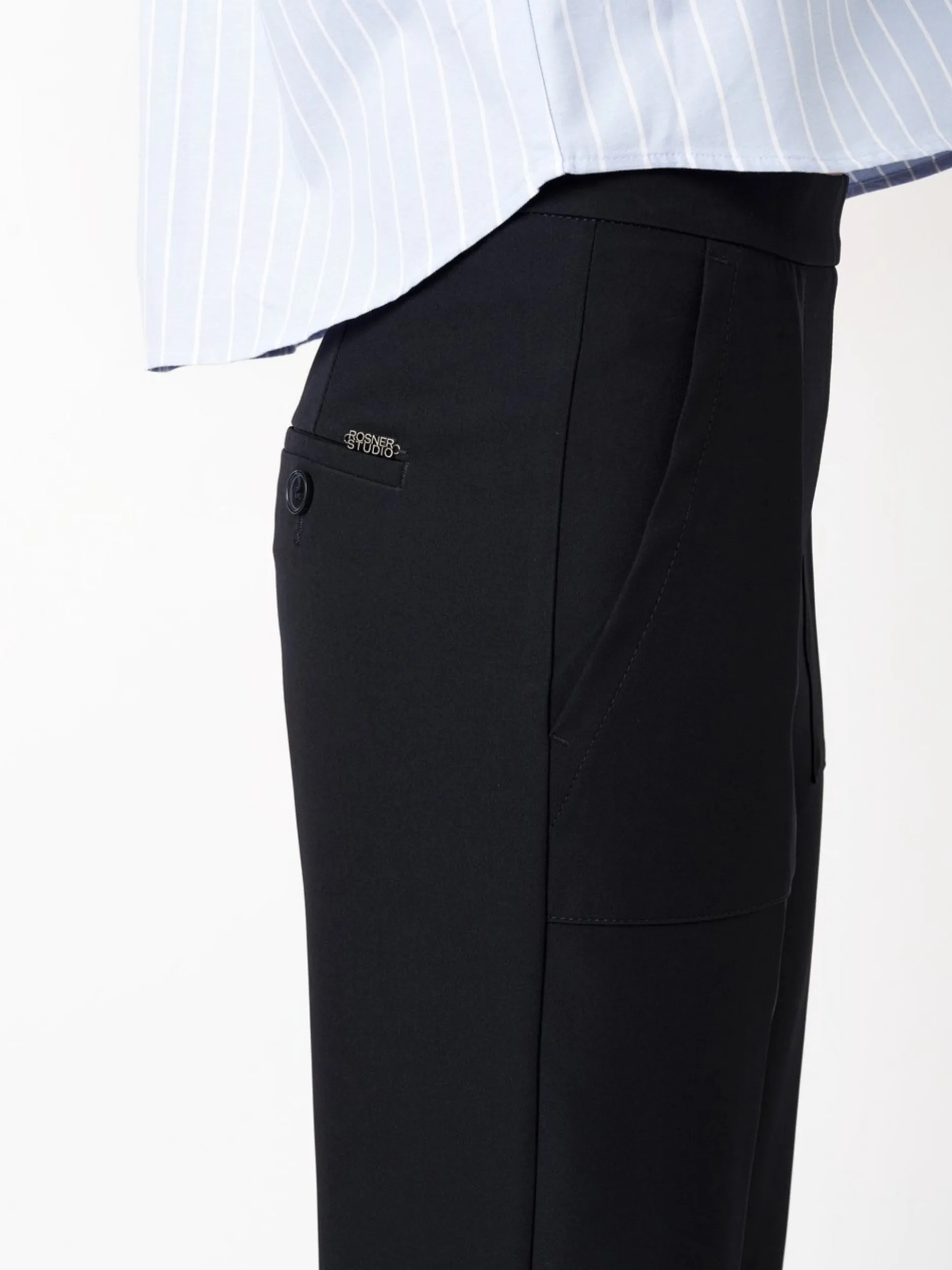 Rosner Damen Hose - Audrey Wide in blau - Länge: lang