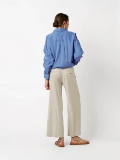 Rosner Damen Hose - Mara Wide in beige - Länge: lang