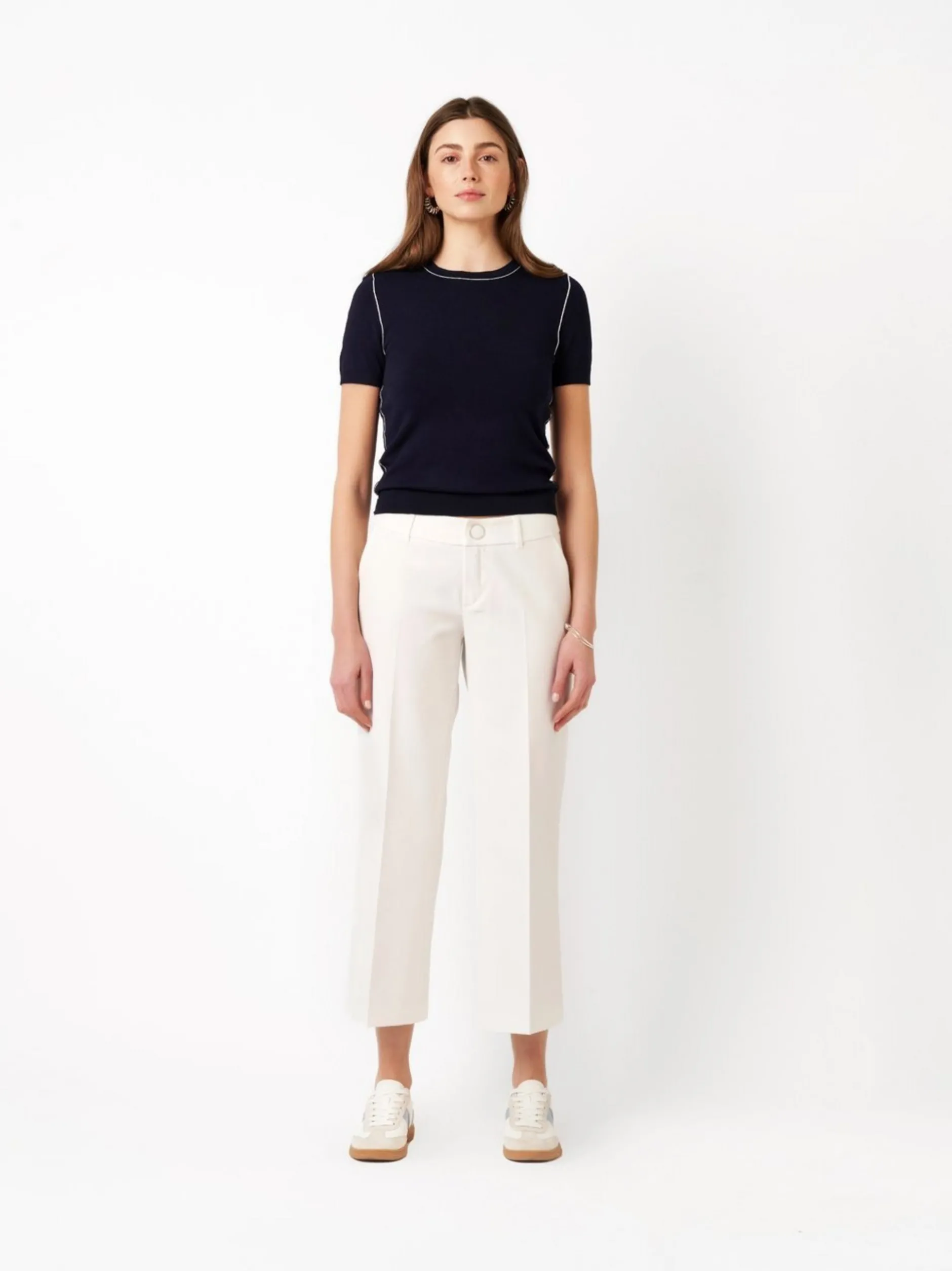 Rosner Damen Hose - May Culotte in weiß - Länge: mittel