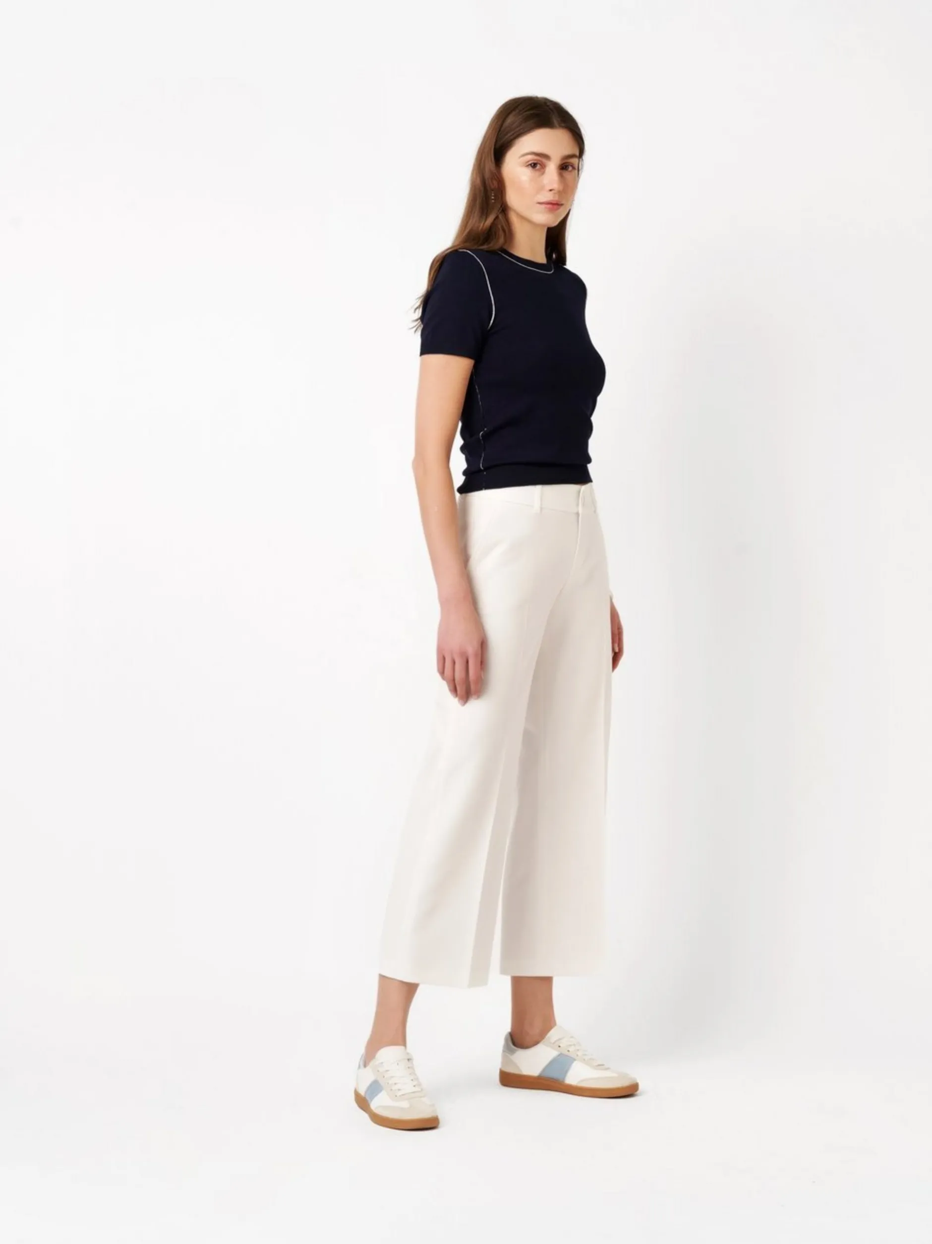 Rosner Damen Hose - May Culotte in weiß - Länge: mittel