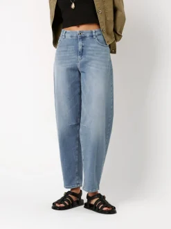 Rosner Damen Jeans - Mara Barrel in medium stone denim