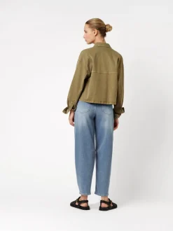 Rosner Damen Jeans - Mara Barrel in medium stone denim