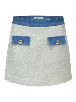 Salsa Jeans Damen Skorts in ecru