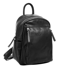 Samantha Look Damen Rucksack in schwarz