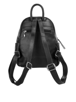Samantha Look Damen Rucksack in schwarz