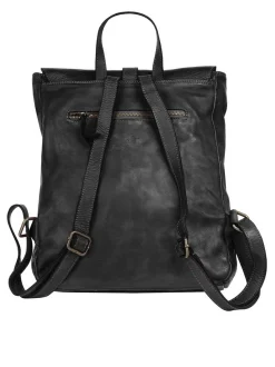 Samantha Look Damen Rucksack in schwarz