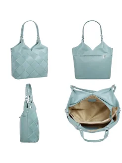 Samantha Look Damen Shopper in blau