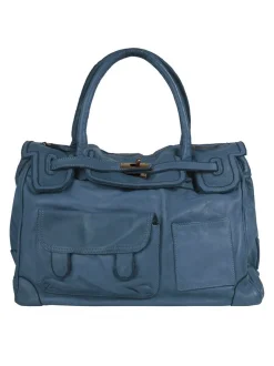 Samantha Look Damen Shopper in blau