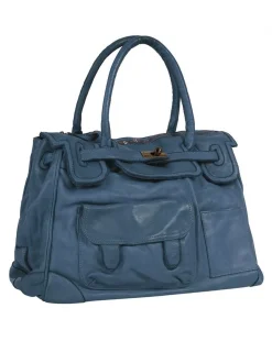 Samantha Look Damen Shopper in blau