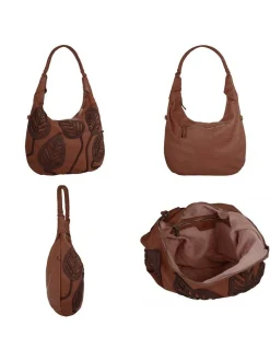 Samantha Look Damen Shopper in cognac