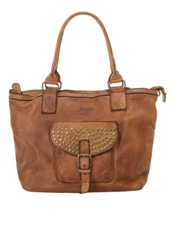 Samantha Look Damen Shopper in cognac