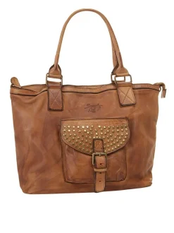 Samantha Look Damen Shopper in cognac