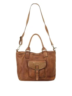 Samantha Look Damen Shopper in cognac
