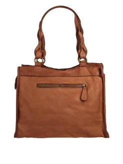 Samantha Look Damen Shopper in cognac